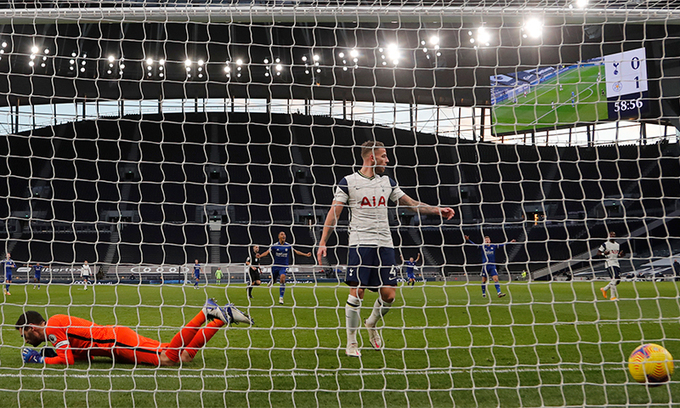 Tottenham lost its first straight loss of the season…  The’third striker’ who became desperate