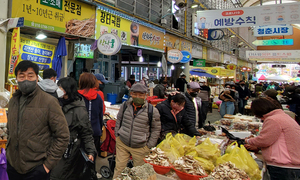 정선 5일장의 봄