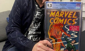 '마블코믹스' 첫 만화책, 29억여 원에 낙찰