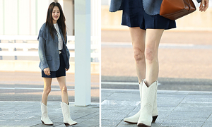 ‘앙상한 다리' 고현정, 다시 불붙은 건강 이상설