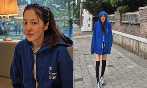 고현정, 큰 수술 겪고 야윈 다리로 ‘휘청휘청’ 근황 “오랜만에 걸으면서”