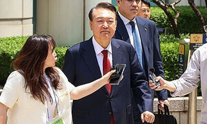 尹 "김문수에 힘 몰아달라"…전광훈 집회서 대독 호소문
