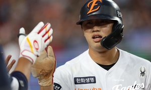 이원석 결승타·김서현 마무리…한화 40승