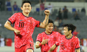 홍명보호, 동아시안컵 중국전 3-0 완승