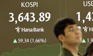 코스피 하루 만에 3600선 회복 또 ‘최고가 경신’