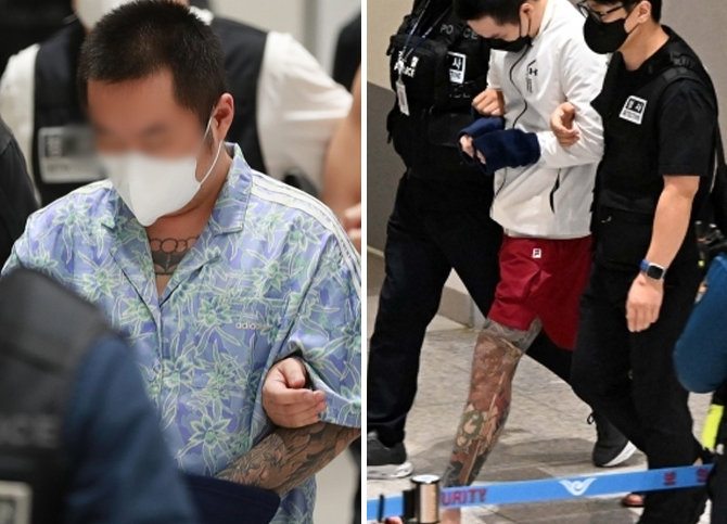 캄보디아 소환 구속 피의자 45명<br>범죄 알고도 스스로 가담했다
