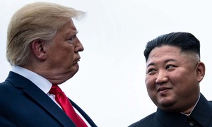 트럼프·김정은 깜짝 만남은 불발