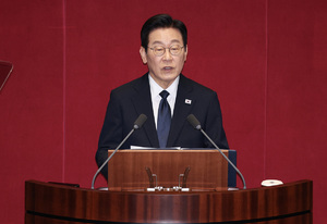 이재명 대통령 국회 시정연설 [한강로 사진관]