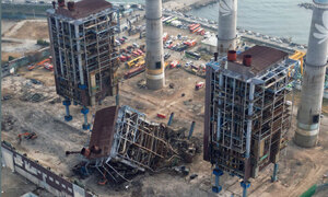 실종자 수색 사흘째 난항… 4·6호기 다음 주 해체 