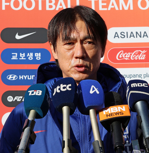 홍명보 “월드컵 조추첨 ‘포트2’ 반드시 지킨다”