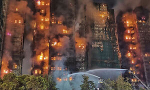 홍콩아파트 화재참사로 44명 사망·279명 실종