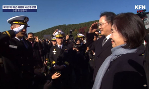 이재용, 장남 계급장 달아주며 “수고했다”…삼성家 총출동