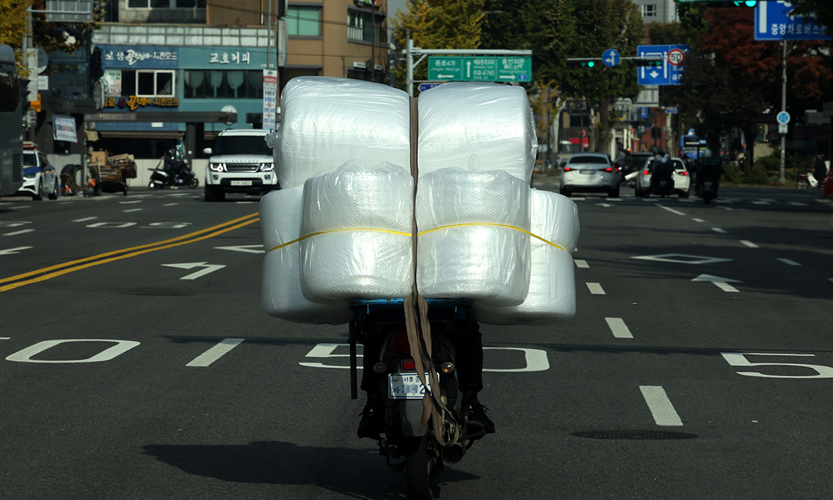 푹신푹신 뽁뽁이… “동장군 물럿거라”