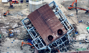 울산화력발전소 보일러 타워 붕괴 사고, 업무상 과실치사상 9명 입건