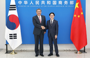 7년 만의 한·중 상무장관 회의… 경제·통상 협력 강화한다