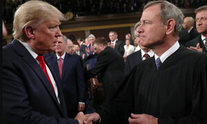 ‘사법권 침해’ 논란 트럼프, 美 초대 연방대법원장 기려