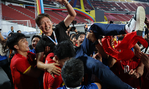 '김상식 매직' 박항서 넘었다… 베트남, 동남아시안게임도 우승 '3관왕 새역사'