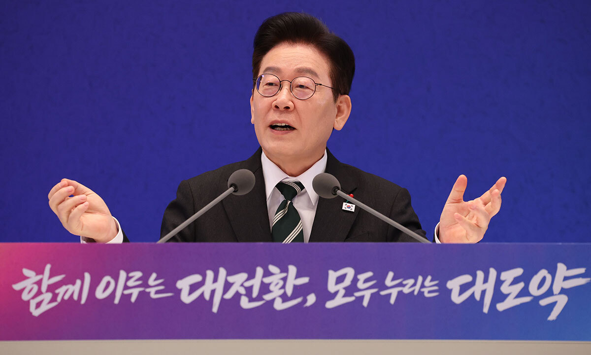 이재명 대통령 신년기자회견 [한강로 사진관]