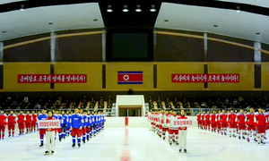 동계올림픽 못 간 北, 해발 1600m 백두산서 ‘겨울철체육대회’