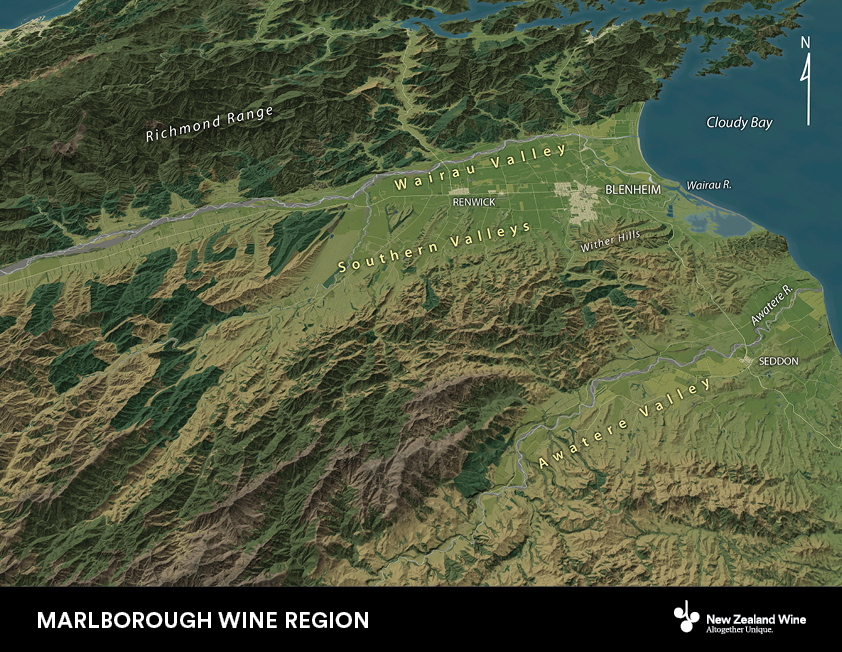 와이라우 밸리와 아와테레 밸리. 뉴질랜드와인협회
