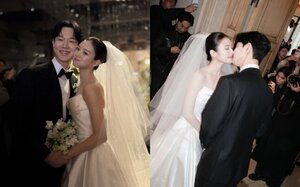 '6살 연상 사업가♥' 김지영, 결혼식 사진 공개 &${esc.h}34;함께 해주셔서 감사&${esc.h}34;