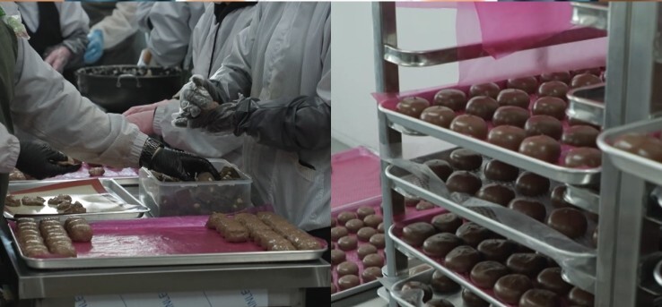 '두바이 쫀득 쿠키'가 만들어지는 과정. MBC ‘전지적 참견 시점’ 제공