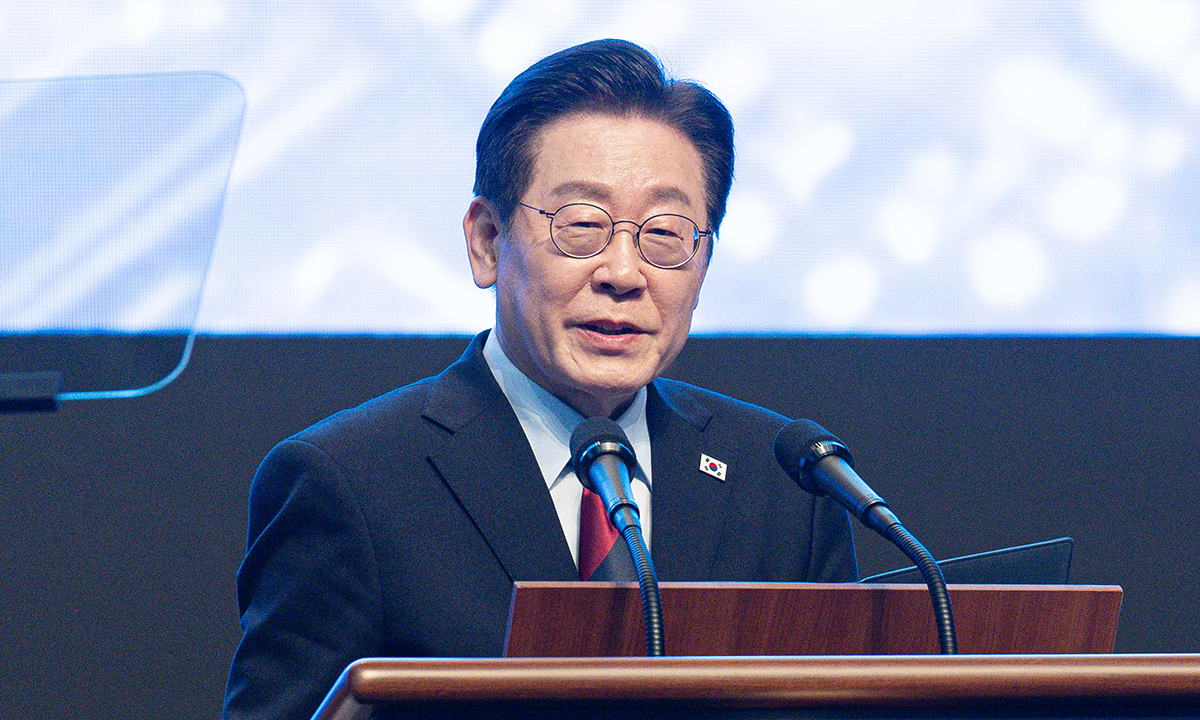 이재명 대통령이 20일 대전 유성구 카이스트(KAIST)에서 열린 학위수여식에서 축사하고 있다. 청와대통신사진기자단) 2026.02.20. photocdj@newsis.com