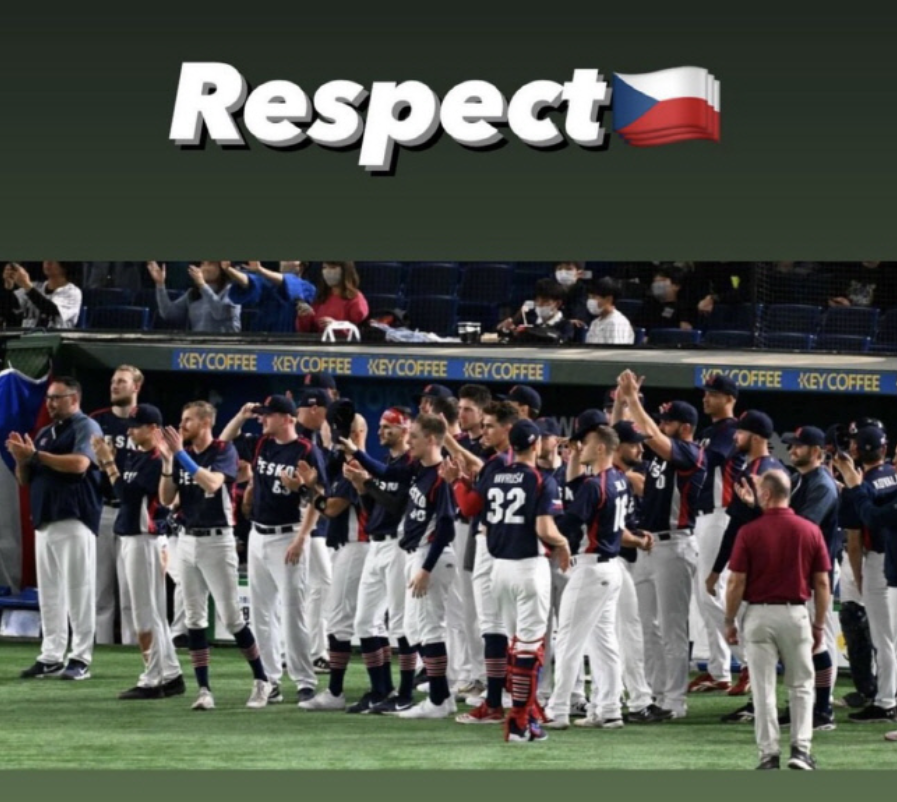 오타니 쇼헤이가 2023 WBC 체코전 직후 SNS에 ‘Respect’라는 글을 올렸다. 오타니 쇼헤이 SNS 캡처