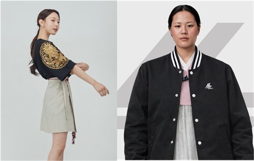 곤룡포를 활용한 '리슬'과 유관순 재킷을 만드는 '라카이코리아'. 각사 홈페이지 캡처