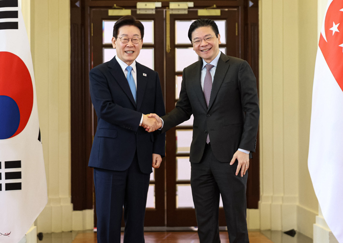 韓-싱가포르, FTA 개선 협상 개시 합의<BR>SMR 공동개발·AI 협력