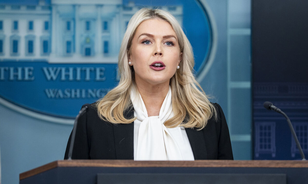 캐럴라인 레빗 백악관 대변인. EPA연합뉴스