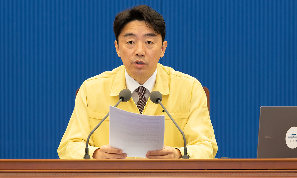 강훈식 대통령 비서실장. 청와대 제공