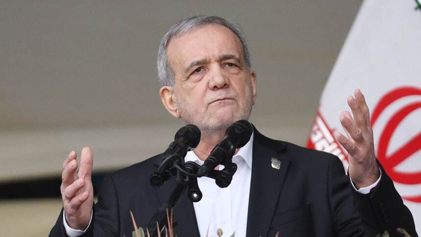 마수드 페제시키안 이란 대통령. 신화연합뉴스