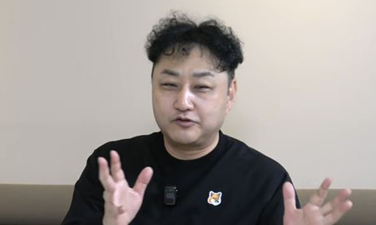 코미디언 김수용.유튜브 채널 '조동아리' 캡처