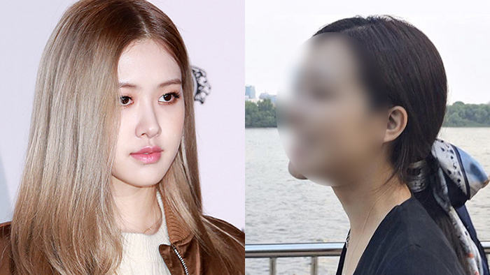 로제와 변호사 언니. ‘공부 DNA’가 닮은 남다른 자매다(언니는 블러 처리). 세계일보 자료사진, 온라인 커뮤니티