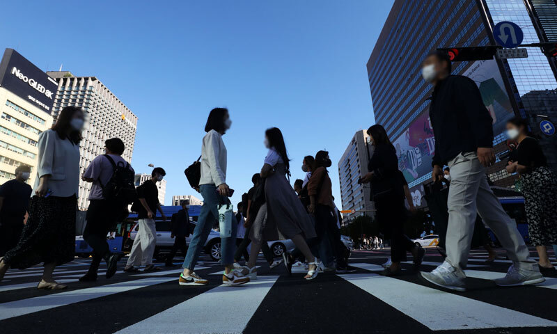 출근하는 직장인들. 뉴시스
