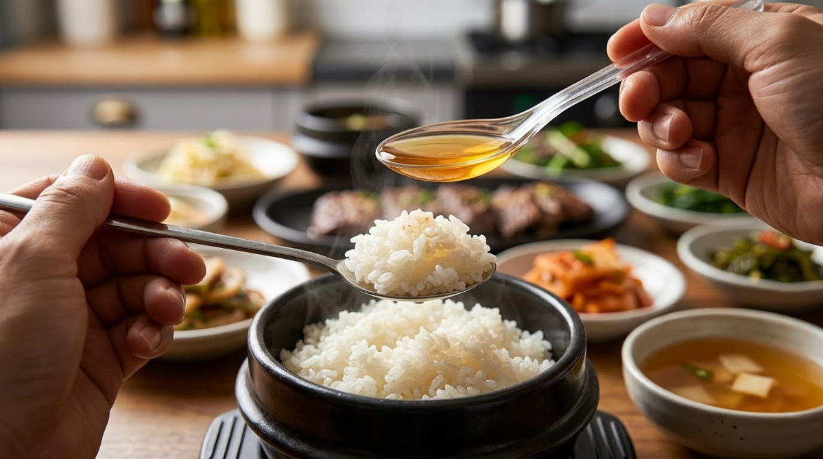 식사 전 식초 한 스푼은 혈당 폭주를 막는 가장 강력한 ‘입구 차단’ 전략이다. 게티이미지뱅크