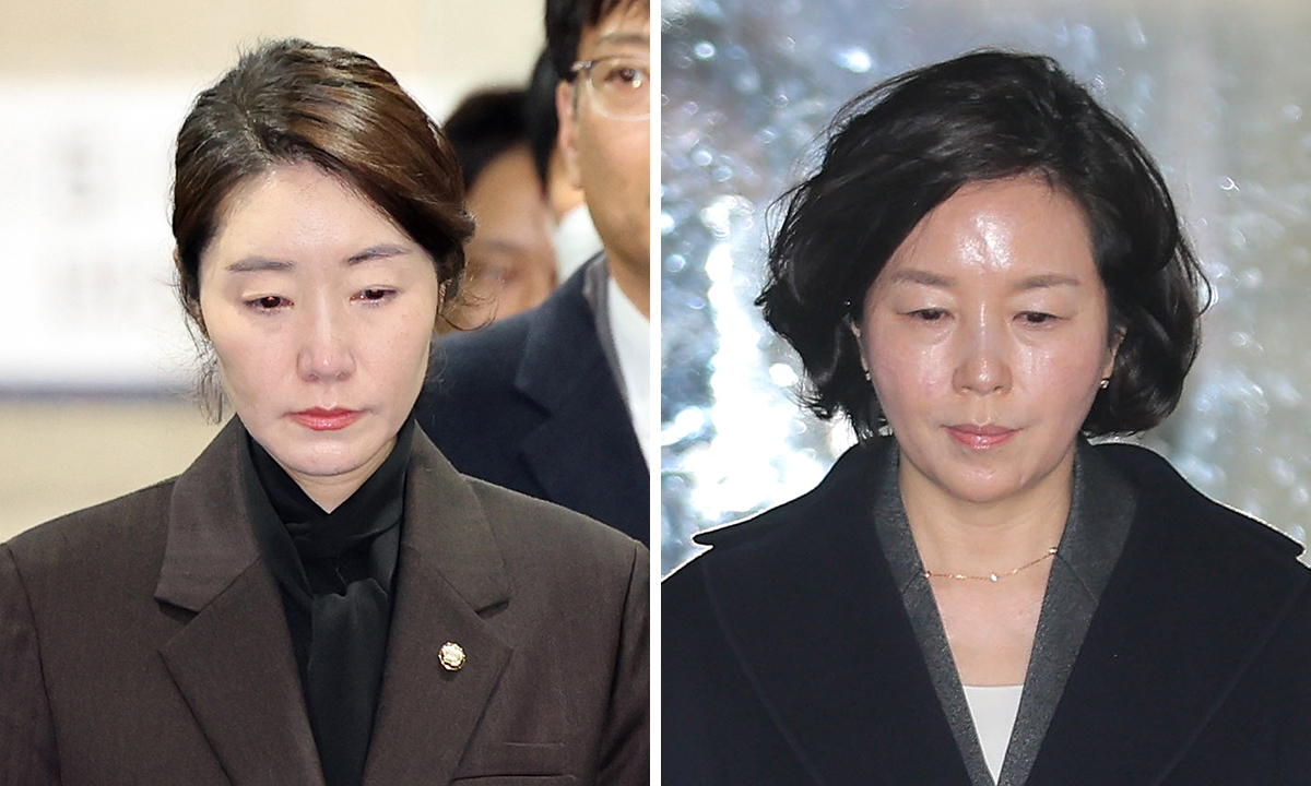 공천헌금을 주고받은 혐의로 구속된 무소속 강선우 의원(왼쪽), 김경 전 서울시의원.