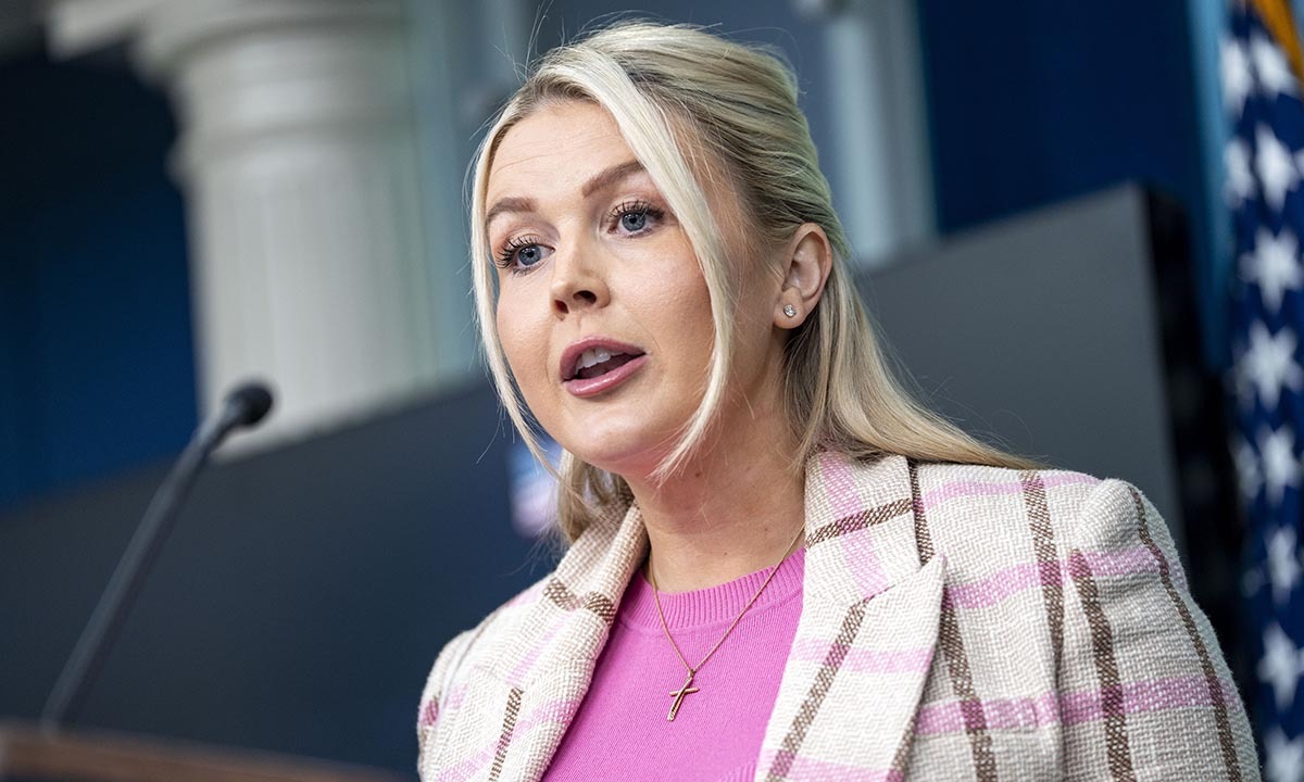 캐럴라인 레빗 백악관 대변인. UPI연합뉴스