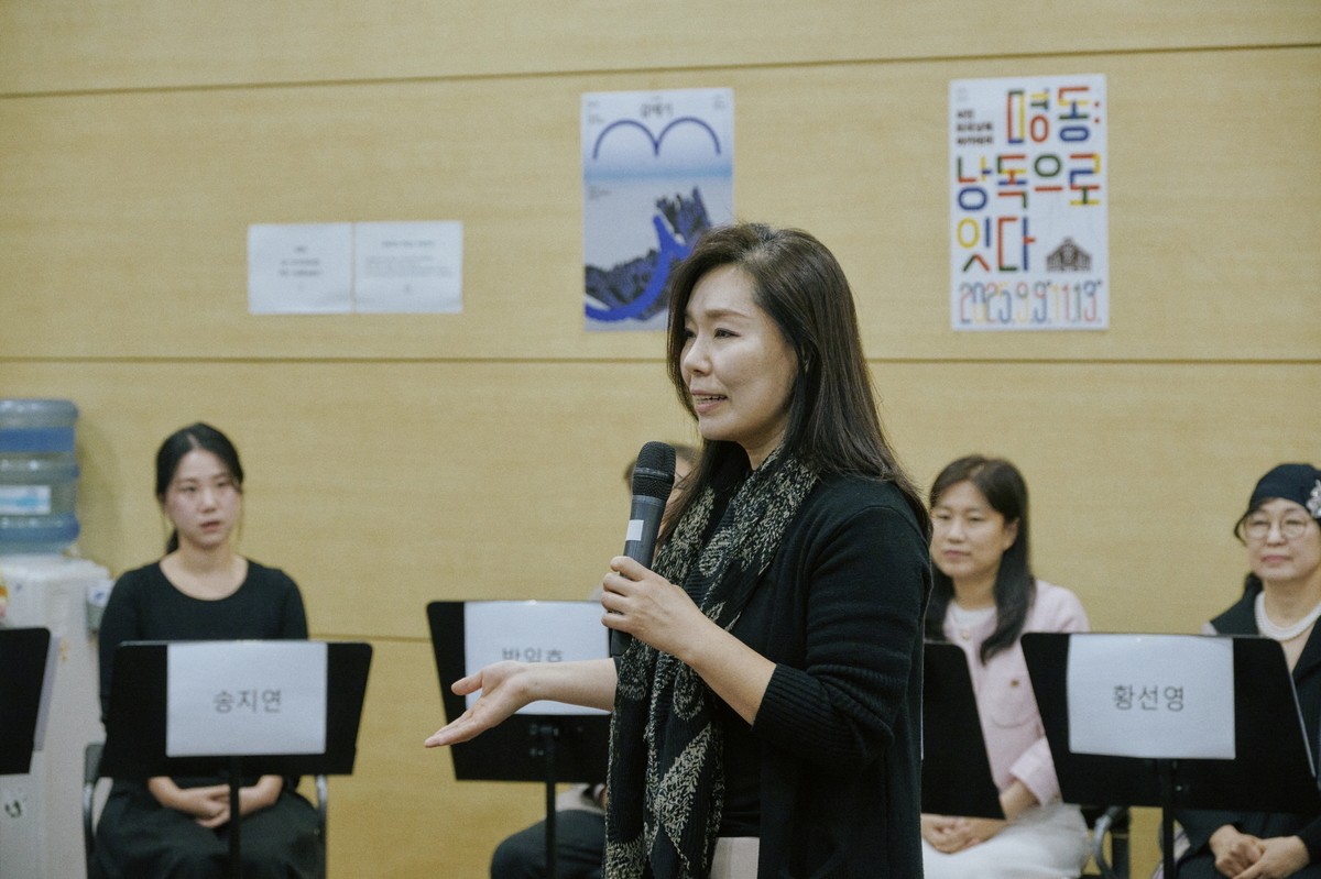 2025년 시민 낭독 아카데미 발표회 모습.&nbsp; &nbsp; 국립극단 제공