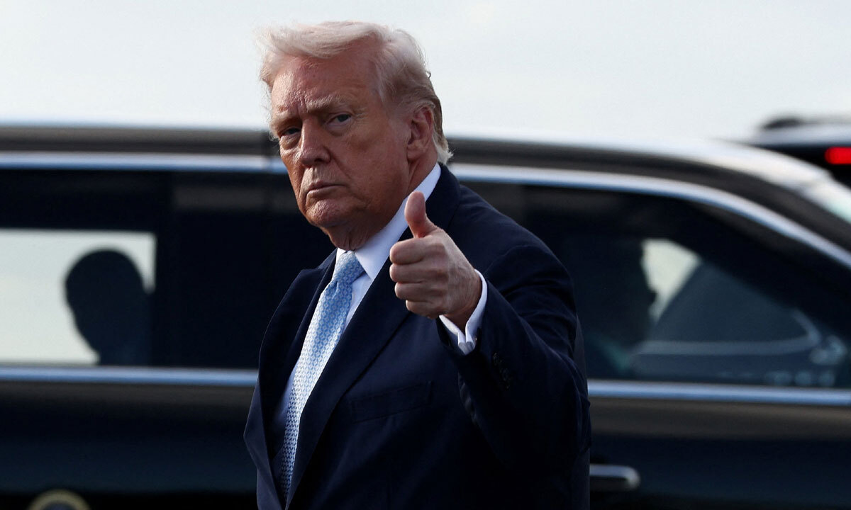 도널드 트럼프 미국 대통령. 로이터연합