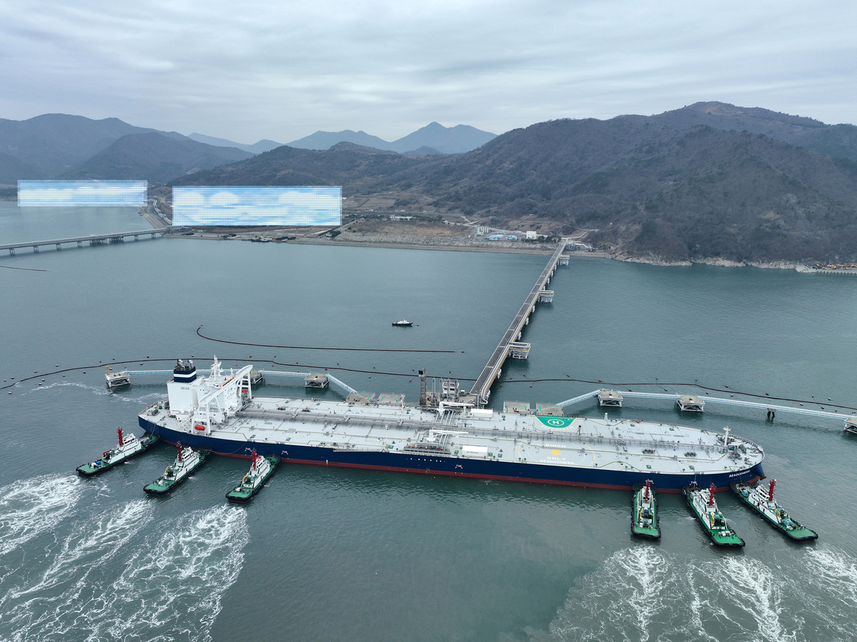 25일 한국석유공사는 UAE아부다비 국영석유사(ADNOC)와 국제공동비축 사업으로 확보한 원유 200만배럴을 공사 여수 석유비축기지에 입고 중이라고 밝혔다. 한국석유공사 제공