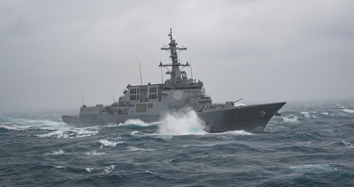 이지스구축함 정조대왕함이 기동함대의 모항인 해군제주기지를 향해 힘차게 항진하고 있다. 세계일보 자료사진