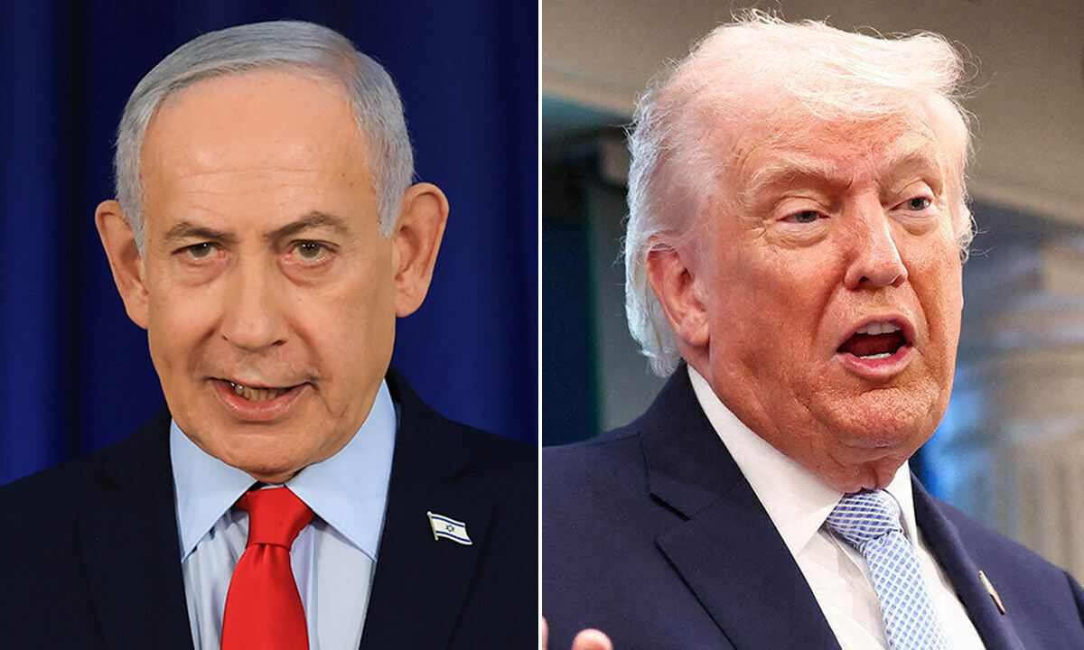 베냐민 네타냐후 이스라엘 총리(왼쪽), 도널드 트럼프 미국 대통령. AP·로이터연합뉴스