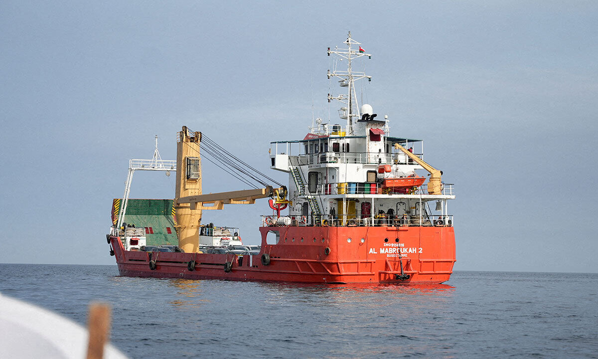 호르무즈 해협을 지나는 선박. 로이터연합뉴스
