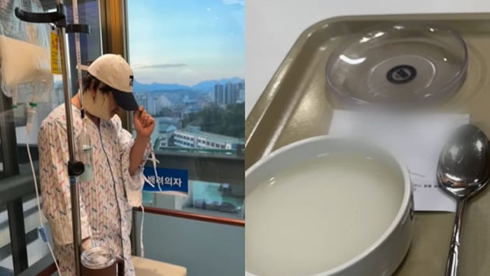 갑상선암 투병 당시 병실에서 마주한 미음 한 그릇. 생의 끝자락에서 느낀 결핍은 아시아 프린스라는 허명을 걷어내고 인간 장근석을 다시 세우는 동력이 되었다. 장근석 SNS