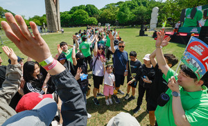땀 송송나게 올림픽공원 뛰어요… '땀송송 운동해봄제' [한강로사진관]