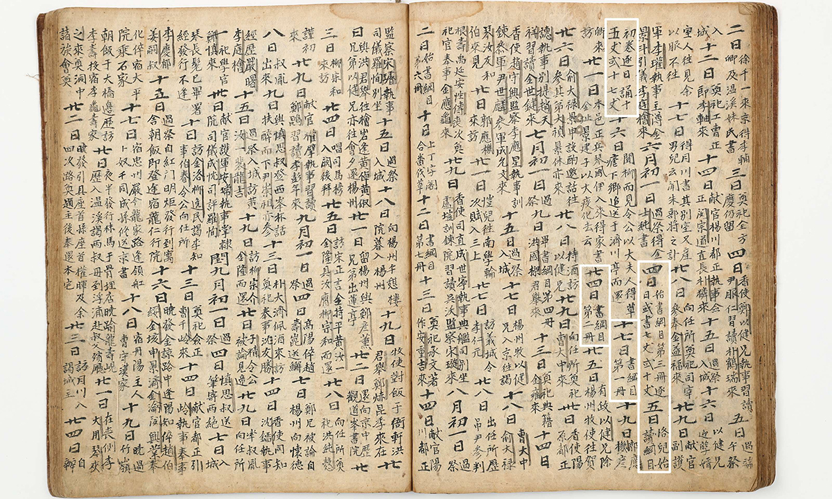 성재일기.&nbsp;한국국학진흥원 제공