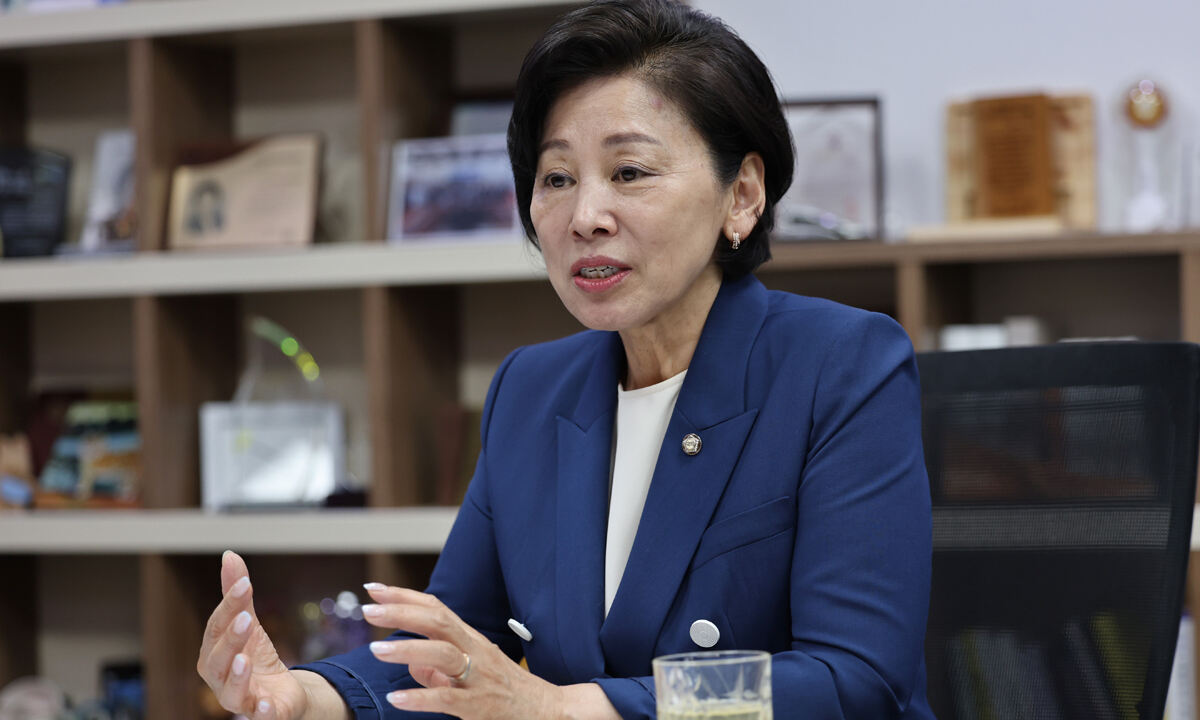 22대 국회 하반기 부의장에 도전한 더불어민주당 남인순 의원이 11일 서울 여의도 국회 의원회관에서 세계일보와 인터뷰하고 있다.&nbsp;허정호 선임기자