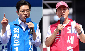 정원오 “안전 불감증” vs 오세훈 “재개발 초보”